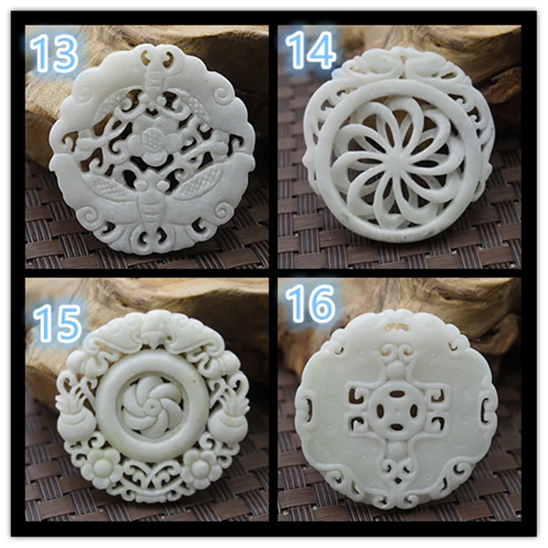Natural White Jade Carved Luck - Women Fashion Jewellery reseña y precio