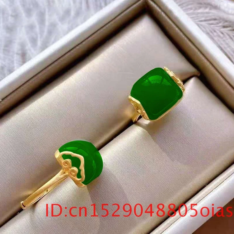 Natural Hetian Jade Ring Fashi - Women Fashion Jewellery reseña y precio
