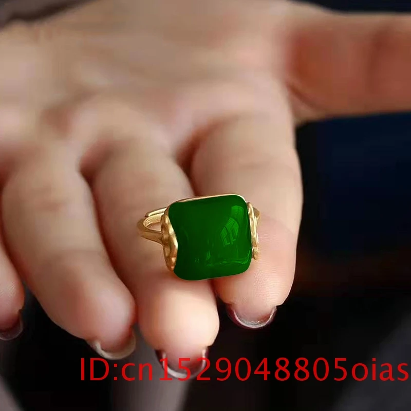 Natural Hetian Jade Ring Fashi - Women Fashion Jewellery reseña y precio